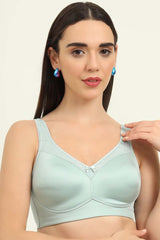 AMANTE BRA -BRA78001 Elegant Support Non-padded & Non-wired Seafoam Bra