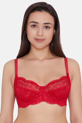 WACOAL BRA-I55364 Essential Lace Non Padded Wired Full Cup Bridal Wear Lace Bra Full Support Bra