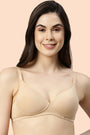 Enamor-A039 Skin Perfect Coverage T-Shirt Bra - Supima Cotton Padded Wirefree Medium Coverage