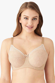 WACOAL BRA-855186 Retro Chic Non Padded Wired Full Coverage Full Support Everyday Comfort Bra