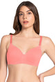 Salmon Rose AMANTE BRA -BRA83601 Cotton Dream Padded Non Wired T-shirt Bra
