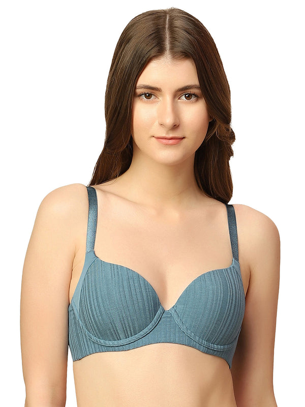 TRIUMPH-123I531 Body Make-Up Patchwork Bra Padded Wired