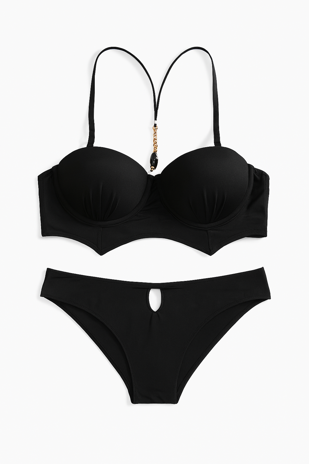 AXTZH Sexy Intimate  for Women – Bra with Matching Panty for Confident Allure AB7171-BLACK-DP102