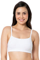 White AMANTE BRA -BRA89901 Solid Non Padded Non-Wired Cami Bra