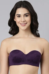 ENAMOR BRA F074/2 Full Figure Strapless Multi-Way Bra - Padded Wired Medium Coverage