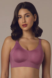 AMANTE BRA-BRA02001 Amante Non Padded Non Wired Full Coverage Invisible Support Seamless Adjustable Straps Skins Invisi Support Minimizer Bra