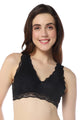 AMANTE BRA -BRA100901 Chic Lace Non-Padded Non-Wired  Bralette