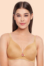 Enamor-F065 Buff Invisible Neckline T-Shirt Bra - Padded & Wirefree
