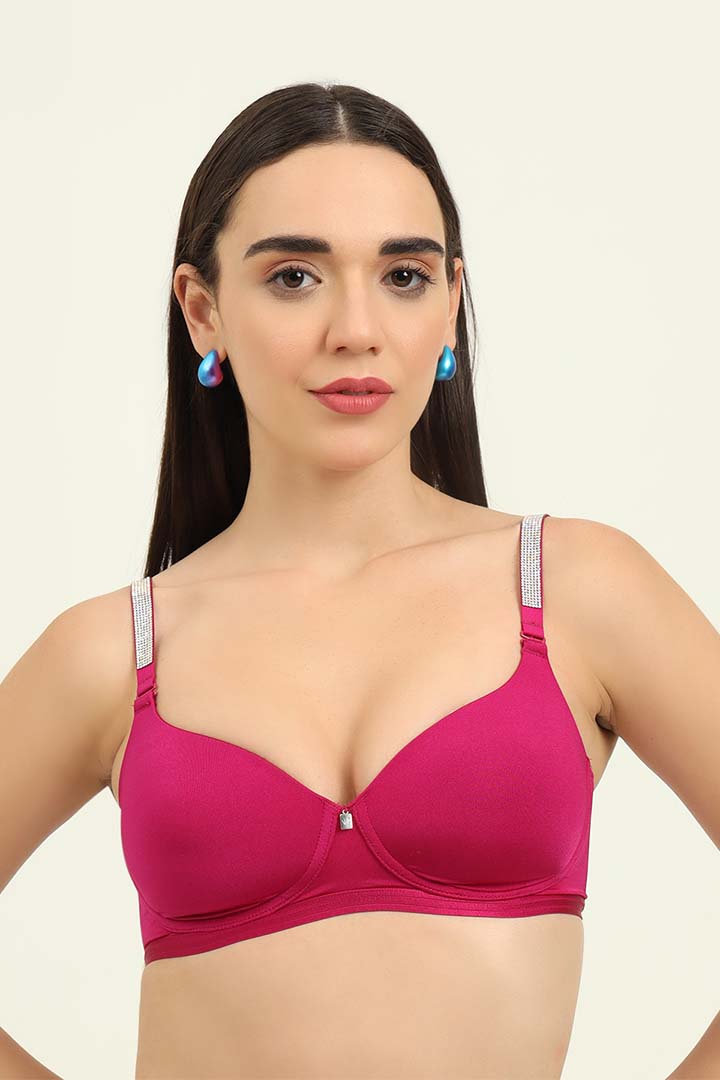TRIUMPH Bra-110I745 Wire Free Casual T Shirt FQ Bra