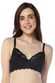 AMANTE BRA -BRA101601 BLACK Luxe Support Non-Padded Wired  Bra