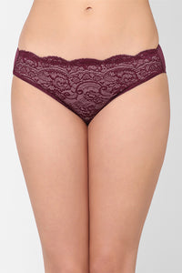 wacoal panty i43364 essential lace low waist low coverage bridal wear lace bikini panty