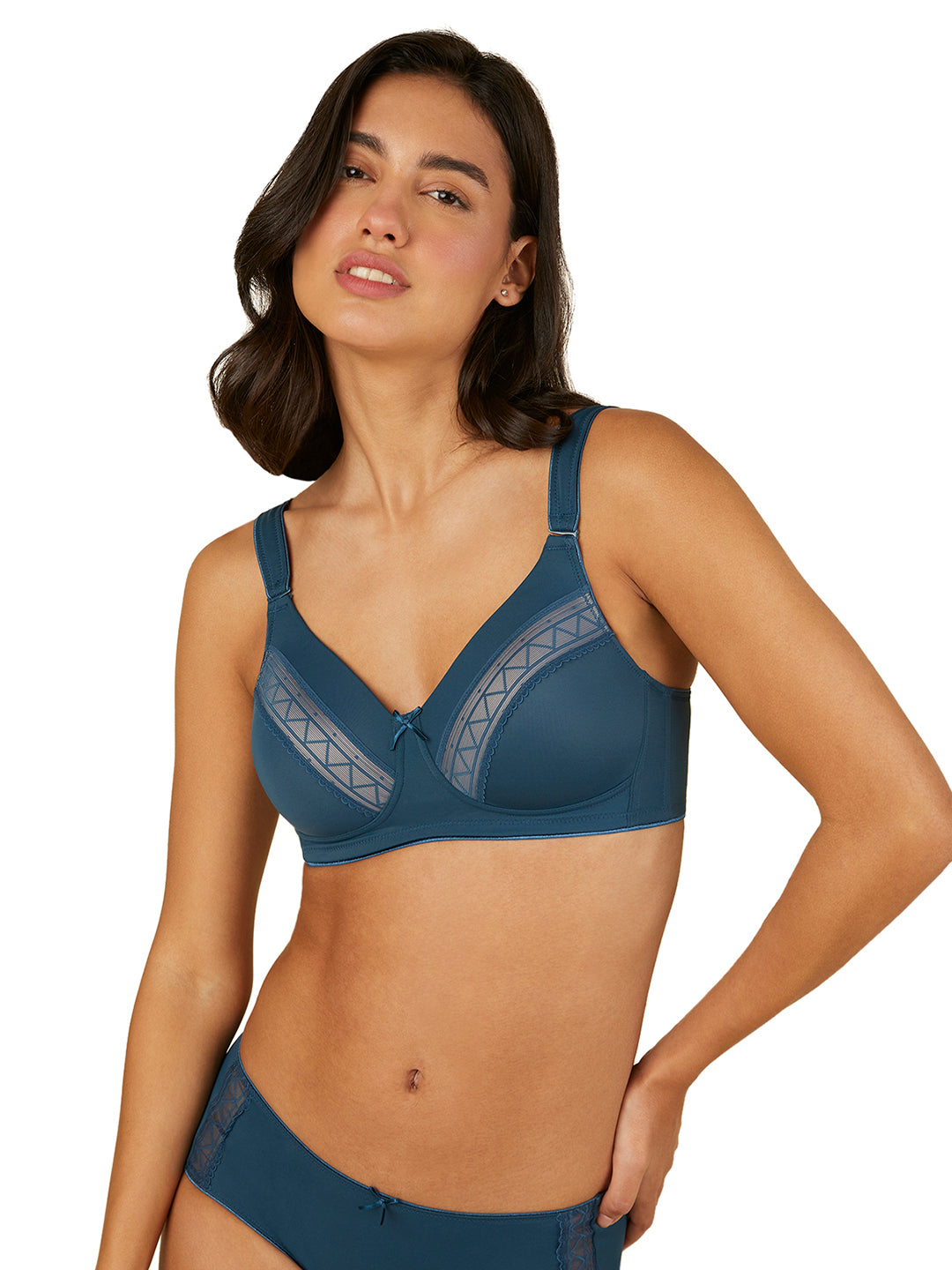 TRIUMPH-110I588 Zigzag Spotlight Padded Wireless Seamless T-shirt Bra