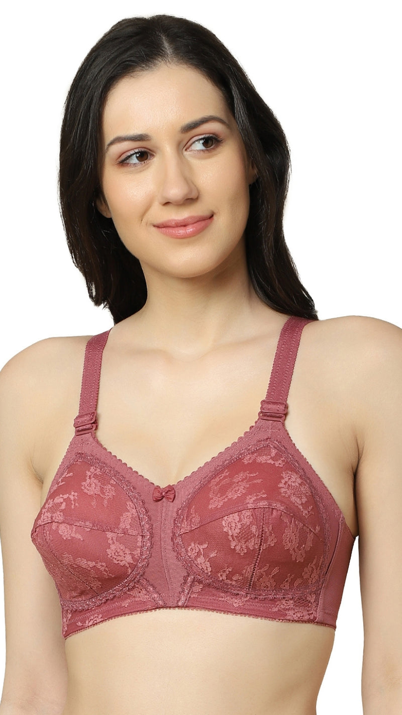 Triumph Mauve Wireless Non-Padded Big-Cup Classic Bra
