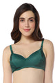 AMANTE BRA -BRA101401 BOTANICAL GARDEN & BLACK Floral Chic Padded Non-Wired Bra