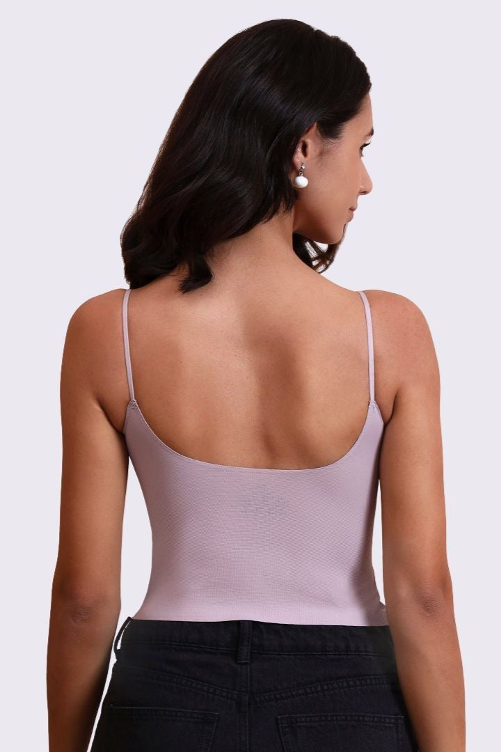 AXTZH Sexy Bralette Featuring Lightweight Stretch and Smooth Contour Design X4123-MAUVE-CP123