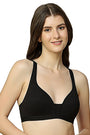 TRIUMPH BRA 203I923-BLACK 04 Beginner Bra For Women Padded Non Wired Bra