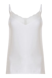 AXTZH Soft V-Neck Cami X9062-WHITE-H2MO
