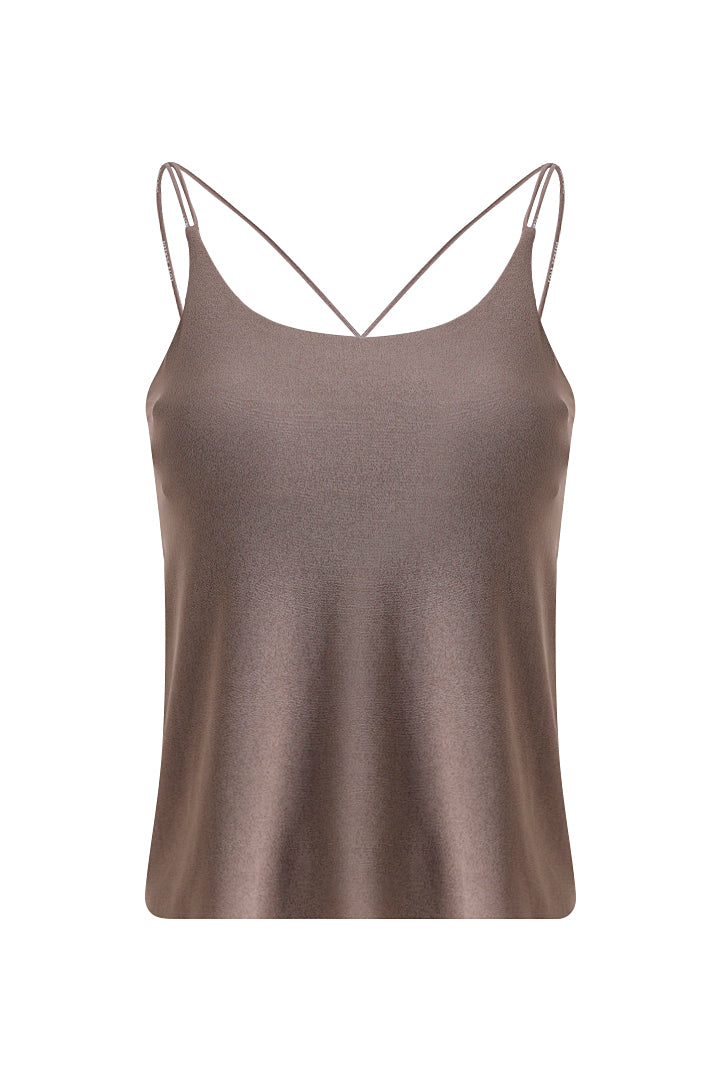 AXTZH Strappy Everyday Bralette BLET X1112-MOCHA-CP023