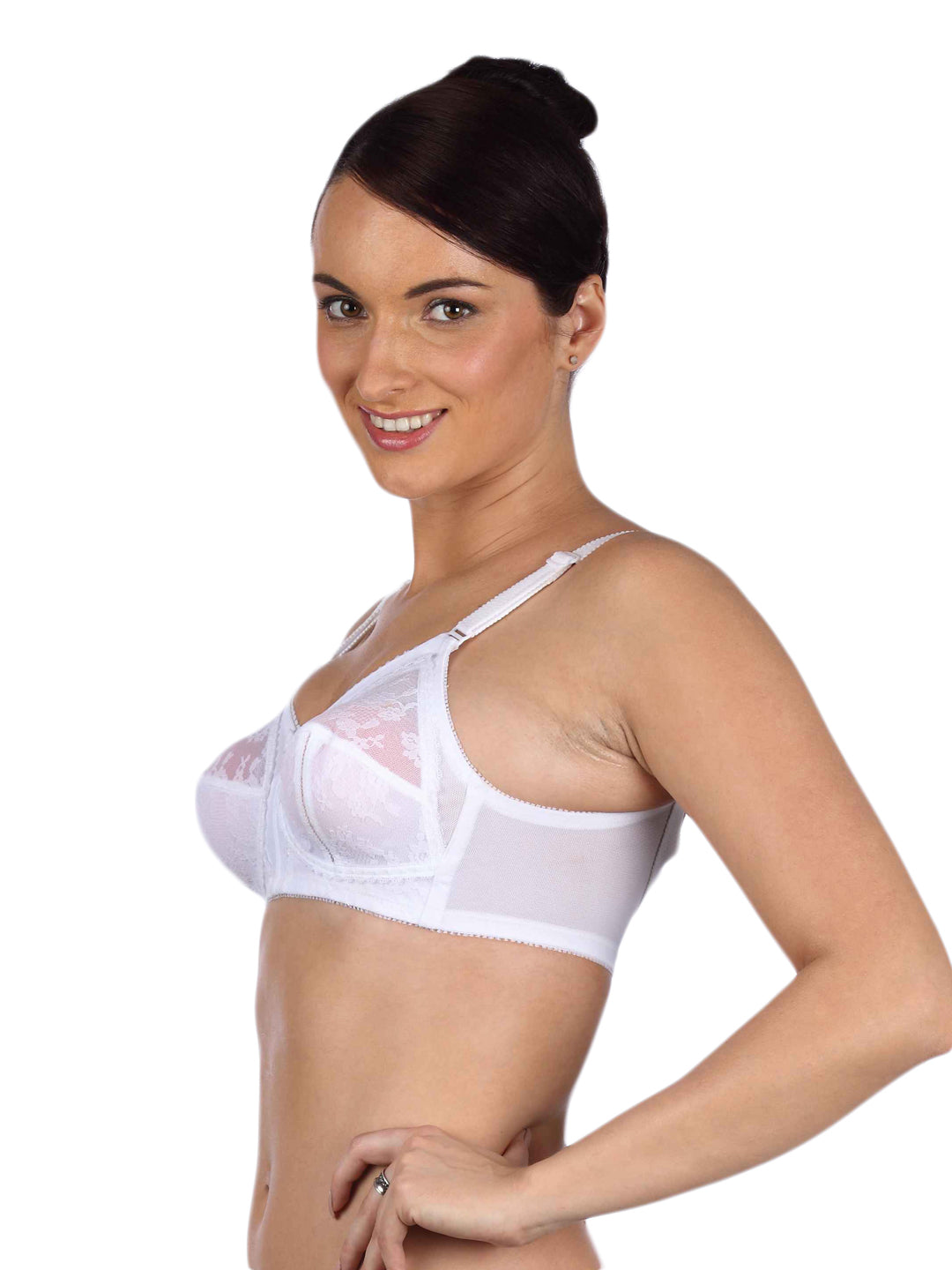 TRIUMPH-20I319/2 Doreen Wireless Non Padded Full Coverage Support Big-Cup Classics Bra