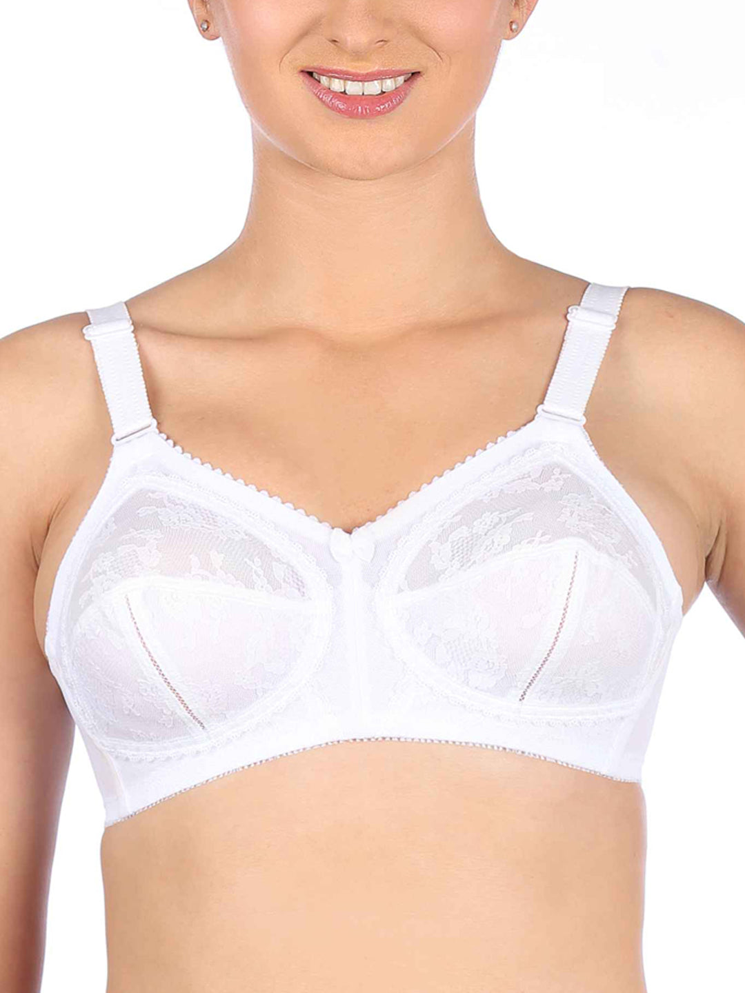 TRIUMPH-20I319/2 Doreen Wireless Non Padded Full Coverage Support Big-Cup Classics Bra