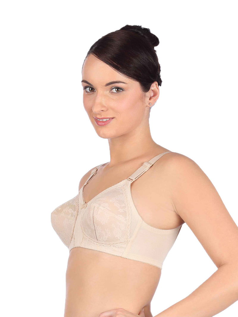 TRIUMPH-20I319 Skin Doreen Wireless Non-Padded Full Coverage Support Big-Cup Classics Bra