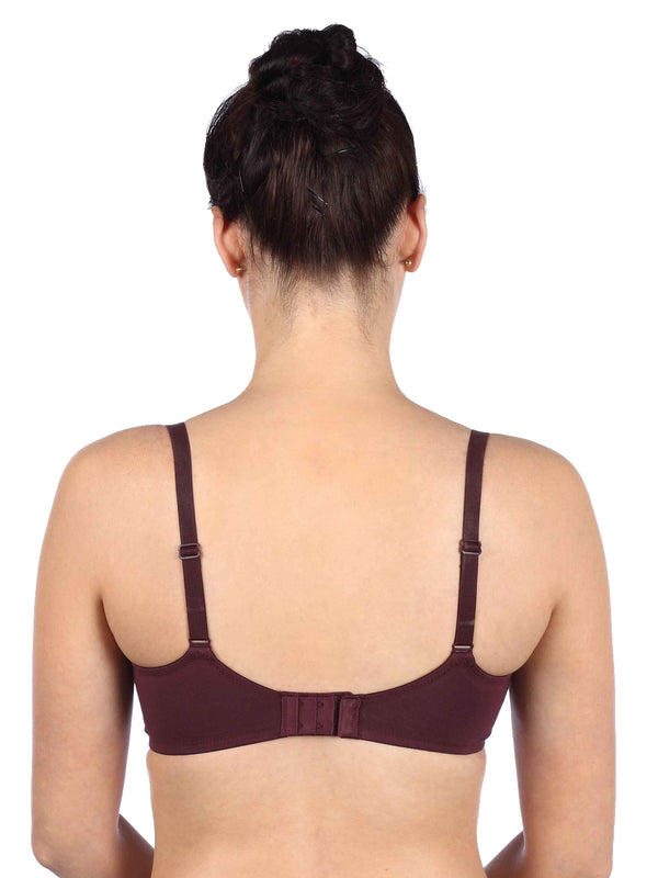 TRIUMPH-20I319 Purple EG Doreen Wireless Non-Padded Full Coverage Support Big-Cup Classics Bra