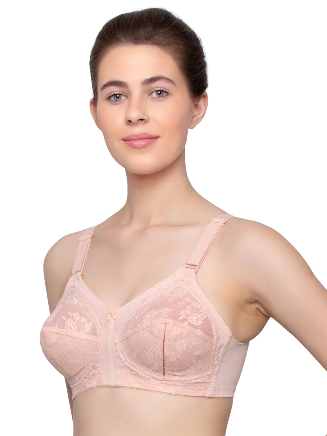 TRIUMPH Bra-20I319 7V Doreen Wireless Non Padded Full Coverage Support Big-Cup Classics Bra