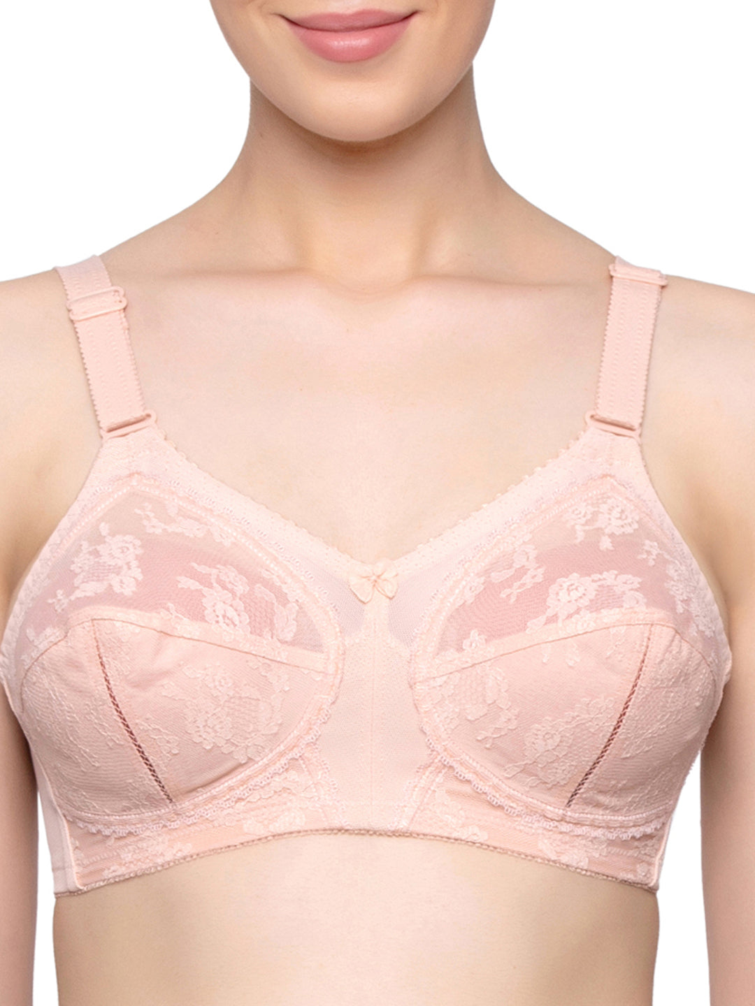 TRIUMPH-20I319/2 Doreen Wireless Non Padded Full Coverage Support Big-Cup Classics Bra