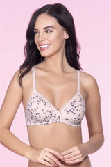 AMANTE BRA -BRA10202  WINSOME ORCHID PR Cotton Casuals Non-Wired T-Shirt Bra