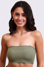 AXTZH One-Piece Tube Bra – Designed for Smooth Support and All-Day Comfort 22XTUBEAR9820-OLIVE