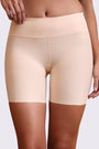 AXTZH One-Piece Seamless Shorts for Women with Smooth Finish and Comfort Waistband-X8058-SKIN-SHP2
