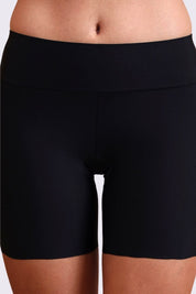 AXTZH One-Piece Seamless Shorts for Women with Smooth Finish and Comfort Waistband-X8058-BLACK-SHP2