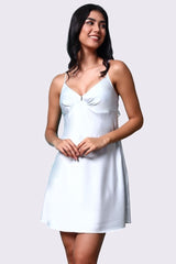 AXTZH Women’s Nightwear Slip Designed for Comfort, Elegance, and Sensual Style-X3798-ICE-F1S