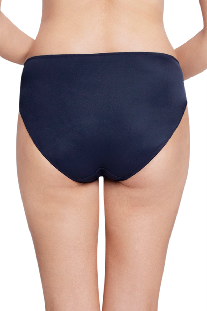 AMANTE-PAN88301 Print Low Rise Seamed Bikini Panty