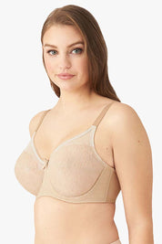 WACOAL BRA-855186 Retro Chic Non Padded Wired Full Coverage Full Support Everyday Comfort Bra