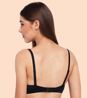 Enamor-F065 Invisible Neckline T-Shirt Bra - Padded & Wirefree