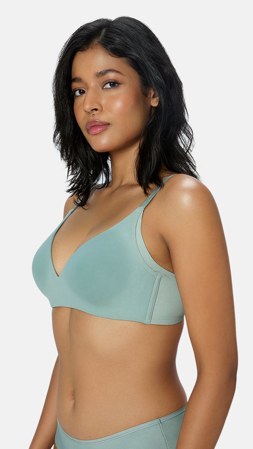 Triumph Blue Invisible Comfort Wire-Free Bra