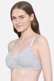 WACOAL BRA-BI03M02 BASICS Essentials2.0 Padded Non-wired 3/4th Cup Everyday Wear T-shirt Bra