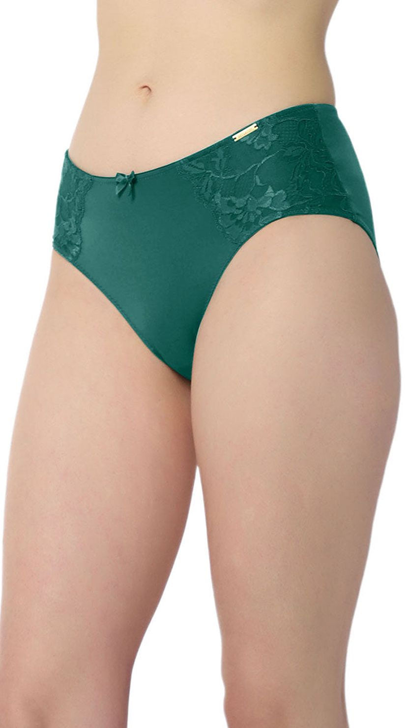 Amante Scallop Lace Mid Rise Hipster Panty
