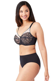 WACOAL BRA-855186 Retro Chic Non Padded Wired Full Coverage Full Support Everyday Comfort Bra