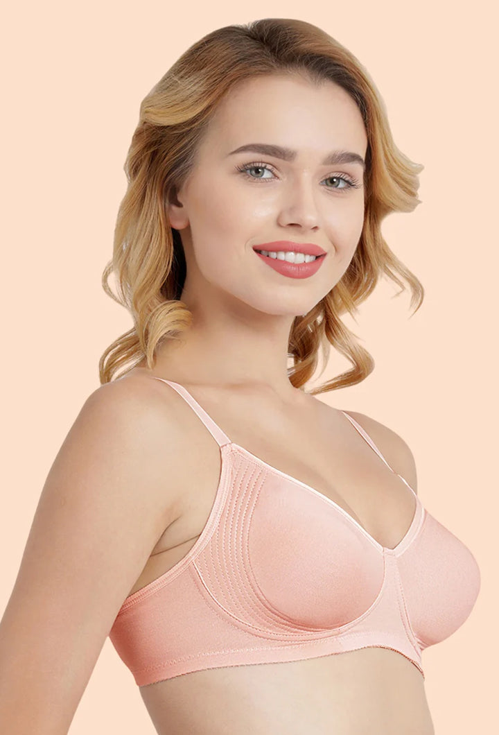 ENAMOR BRA-A042 /2 Side Support Shaper Classic Bra - Supima Cotton Non-Padded Minimizer Wirefree