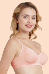 ENAMOR BRA-A042 /2 Pearl Side Support Shaper Classic Bra - Supima Cotton Non-Padded Minimizer Wirefree