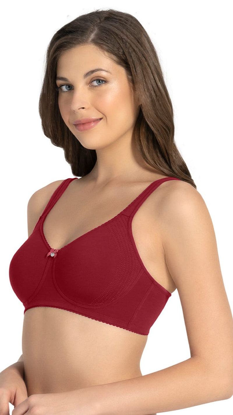 Amante Soft Cup Padded Non-Wired Everyday Cotton Bra