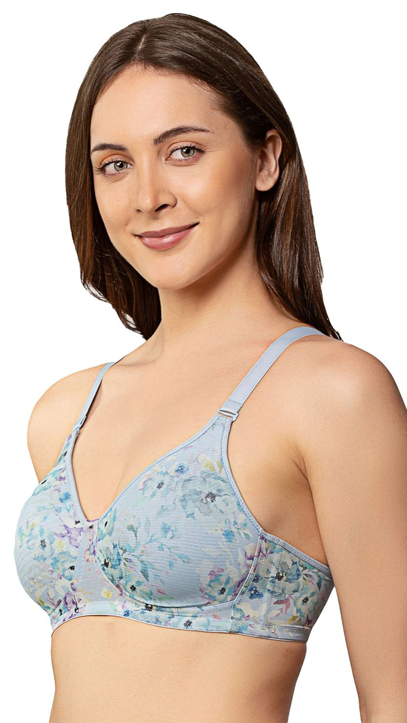 Triumph Blue Everyday Seamless Wireless T-Shirt Bra