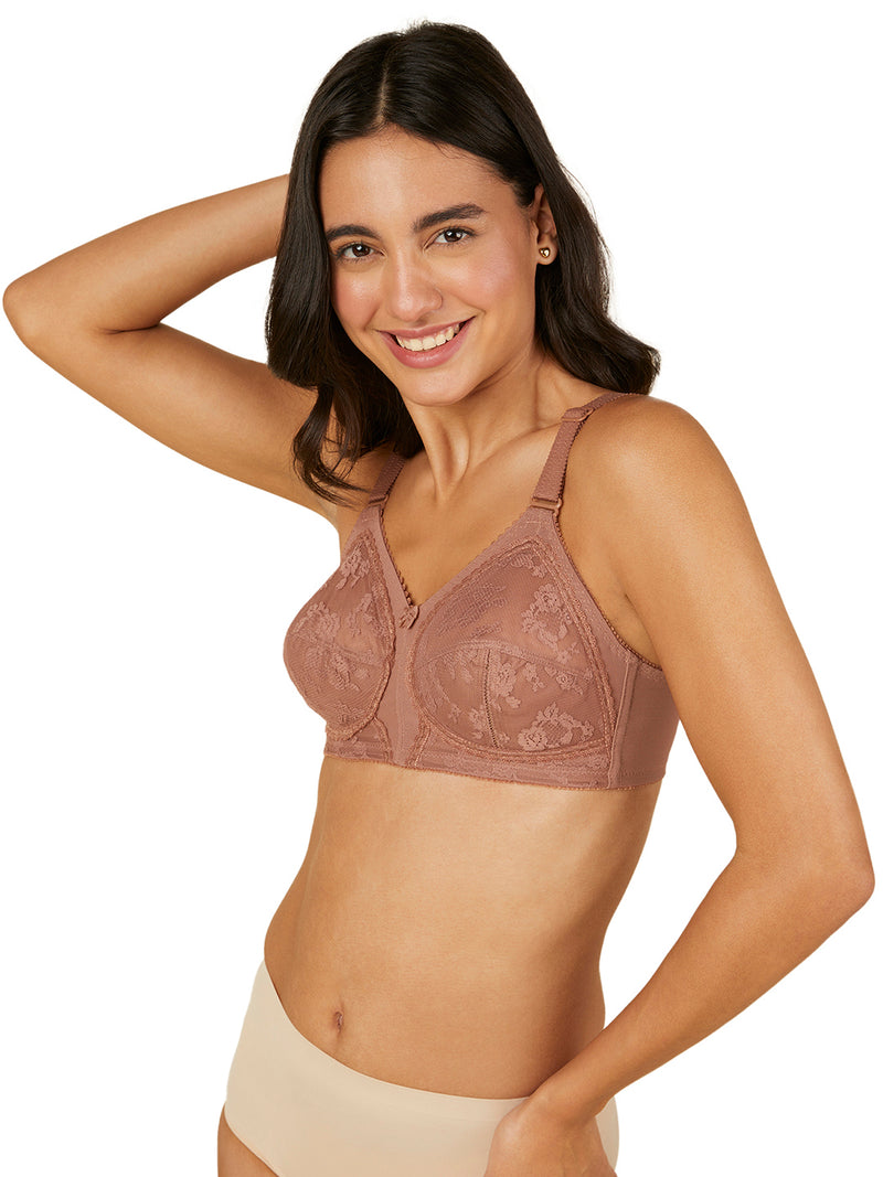 TRIUMPH-20I319 3D Doreen Wireless Non Padded Full Coverage Support Big-Cup Classics Bra