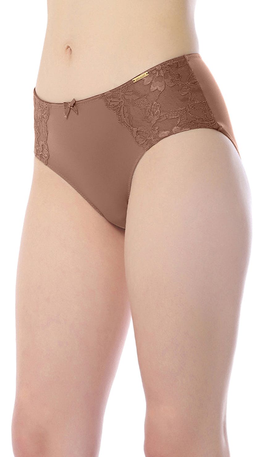 Amante Lace Side Mid Rise Hipster Panty