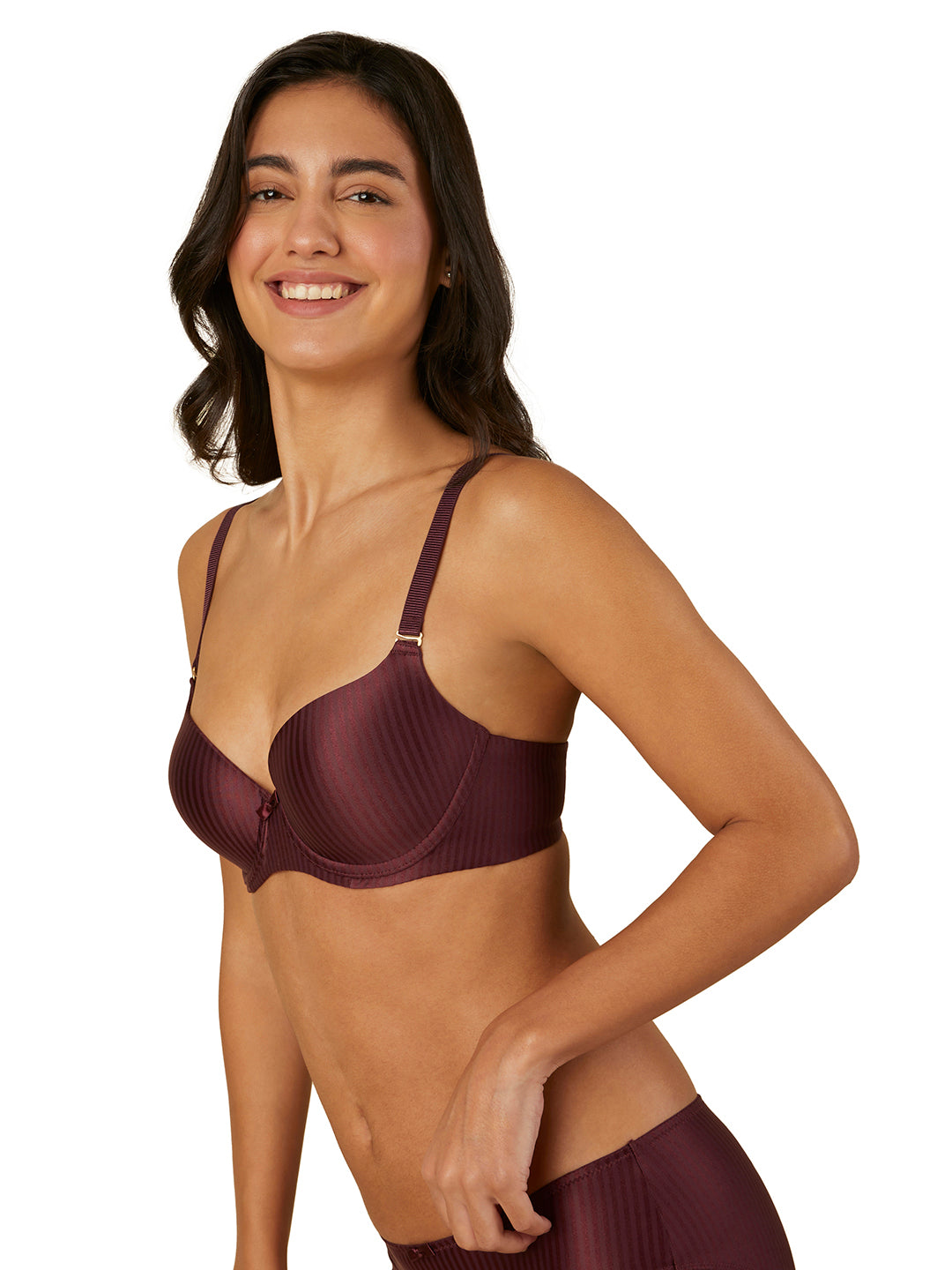 TRIUMPH-123I441 Shiny T-Shirt Bra Padded Wired