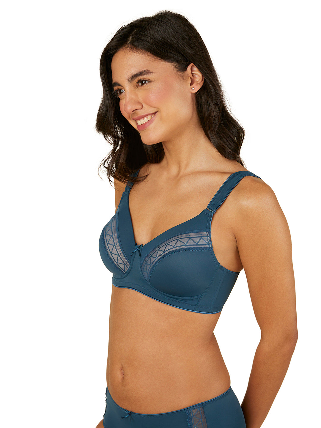 TRIUMPH-110I588 Zigzag Spotlight Padded Wireless Seamless T-shirt Bra