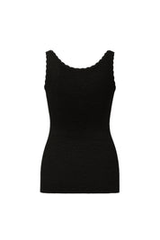 AXTZH Women's Ribbed Cami Top X0232-BLACK-G2MO