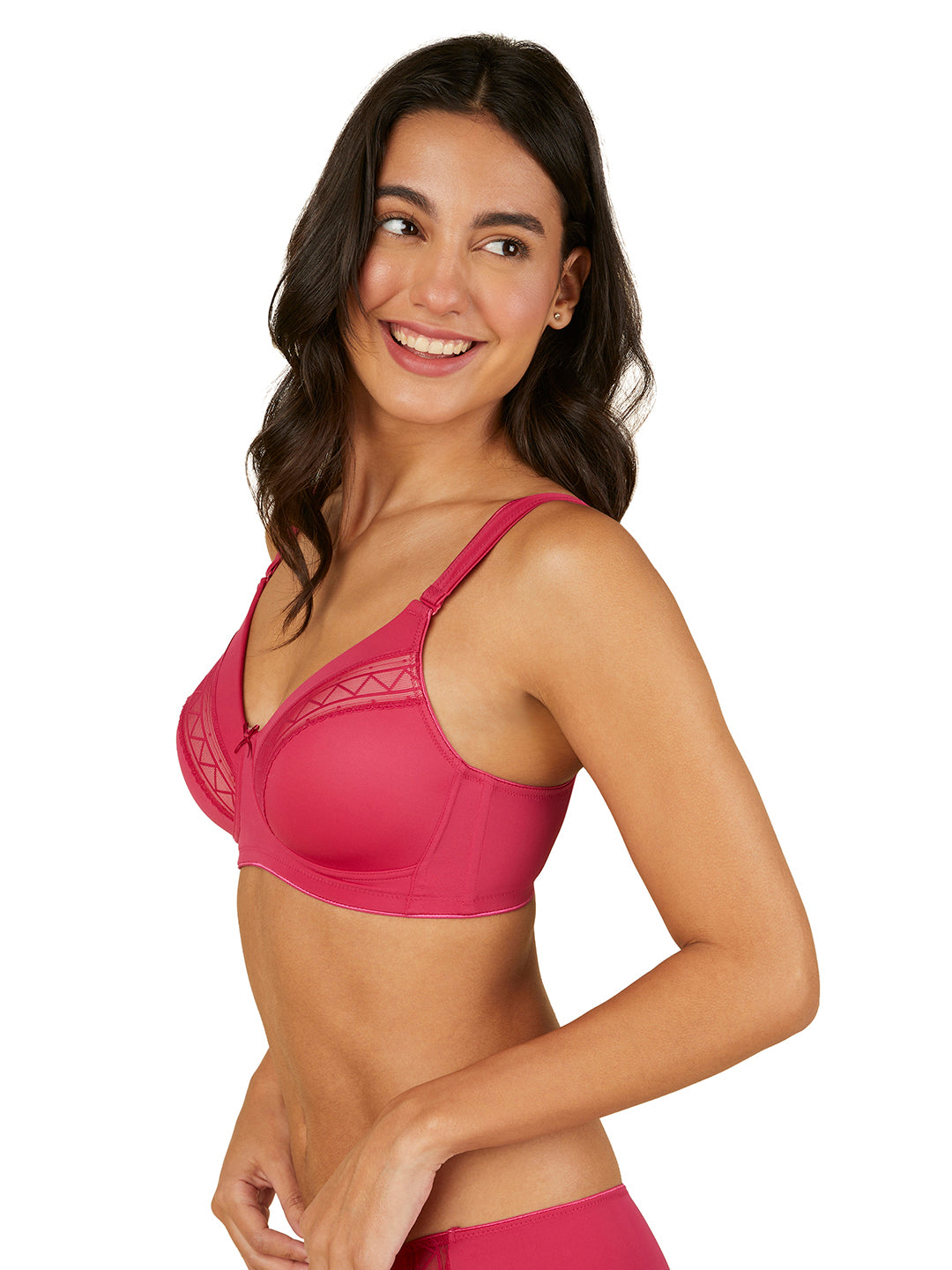 TRIUMPH-110I588 Zigzag Spotlight Padded Wireless Seamless T-shirt Bra